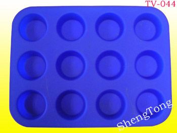 12cup Silicone Cake Mould (TV-044)